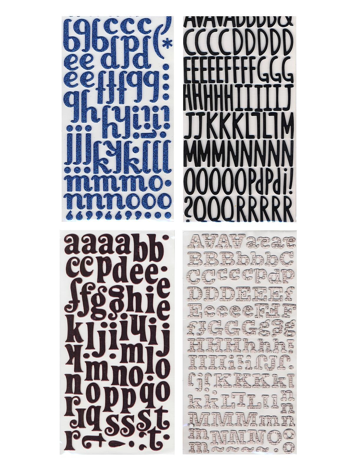 American Crafts - Thickers Dimensional Letters
