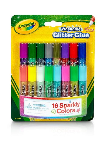 Crayola - Pip Squeak Glitter Glue pack of 16
