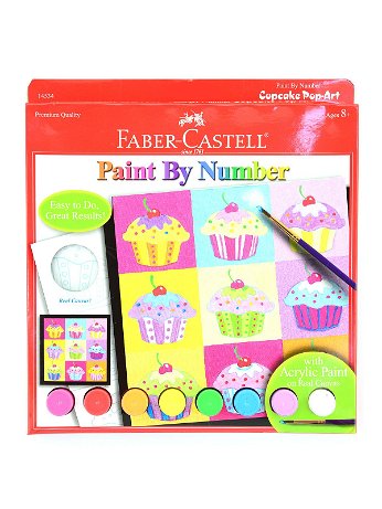 Faber-Castell - Paint by Number Cupcake Pop-Art