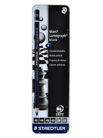 Staedtler - Mars Lumogograph Black Pencil Set
