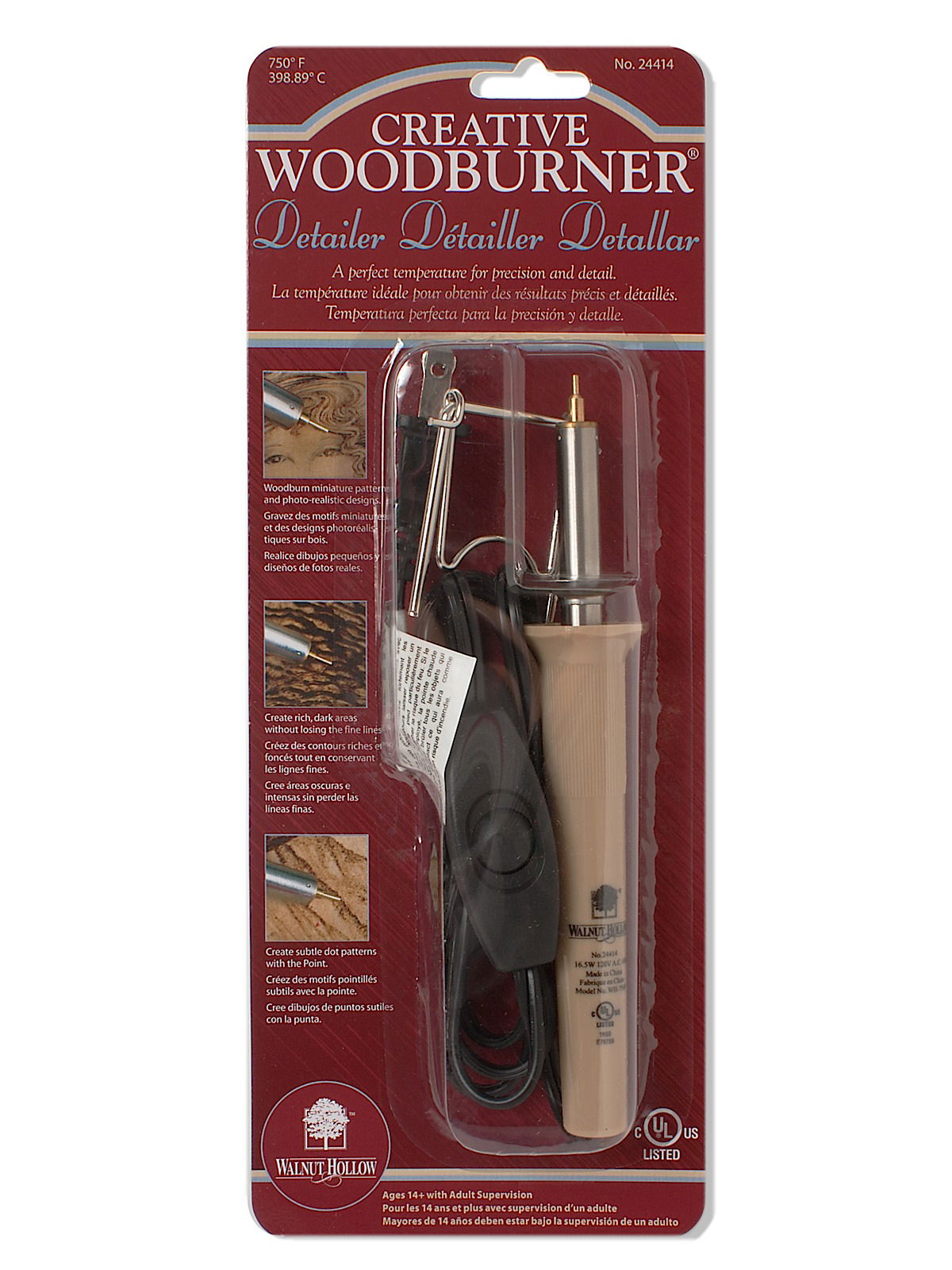 Walnut Hollow Creative Woodburner Detailer Tool | MisterArt.com