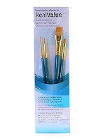 Real Value Series Light Blue Short Handled Brush Sets