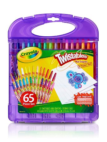 Crayola - Mini Twistables Crayons & Paper Set