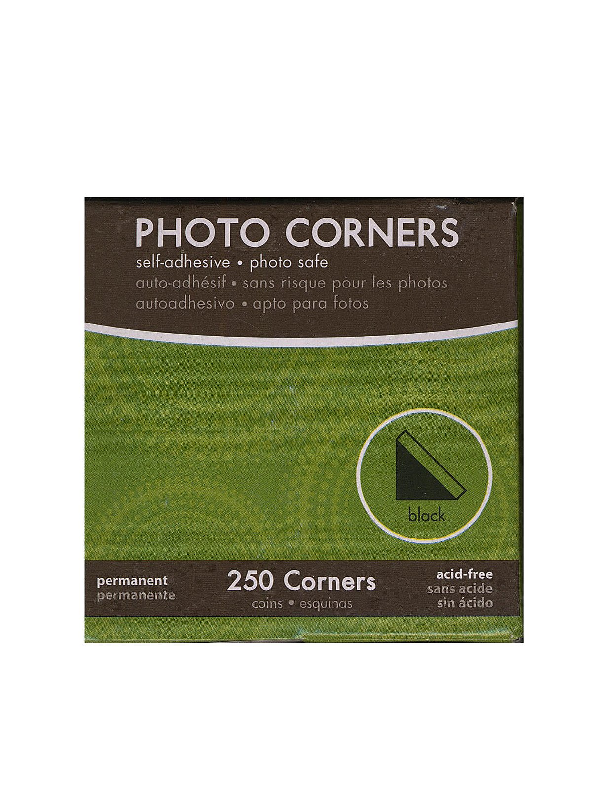 Photo Corners Boxed 250-pkg-black