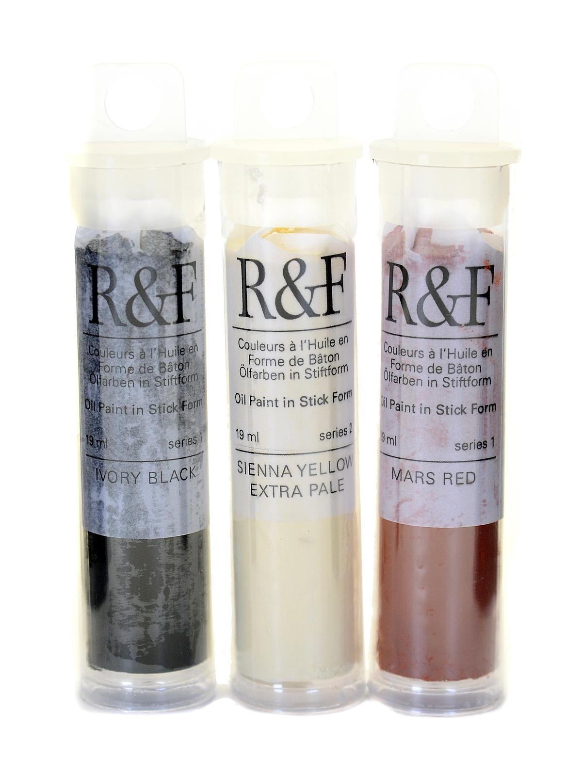 R & F Handmade Paints - Half Pigment Stick Color Set
