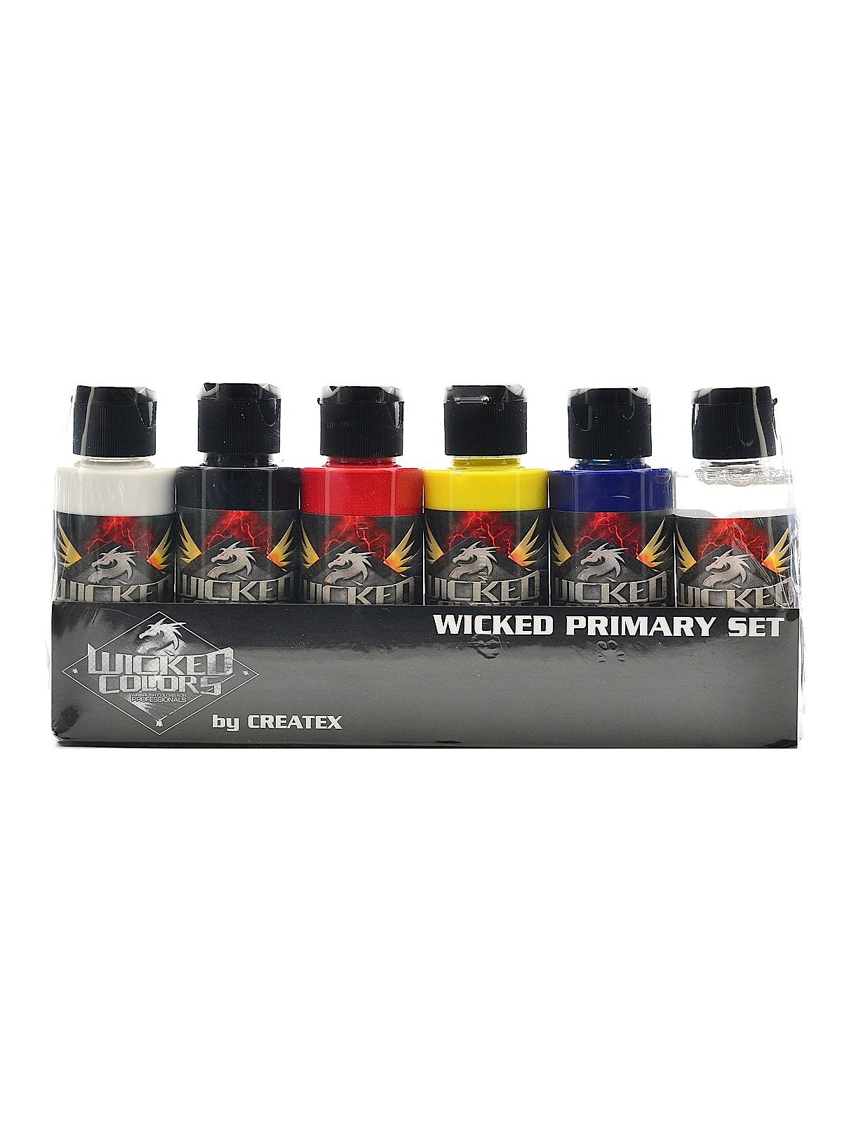 Createx Wicked Airbrush Colors Sampler Detail Set