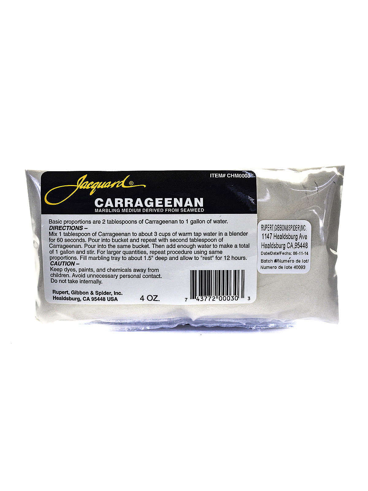 Jacquard - Carageenan - 4 oz.