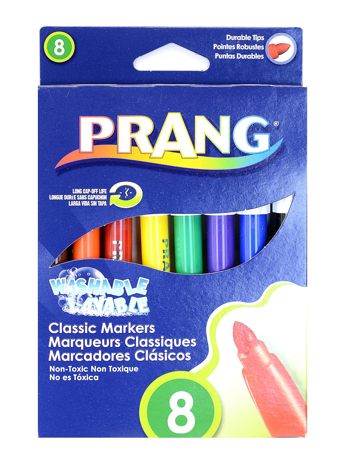 Dixon Prang Washable Classpack Markers - Conical Marker