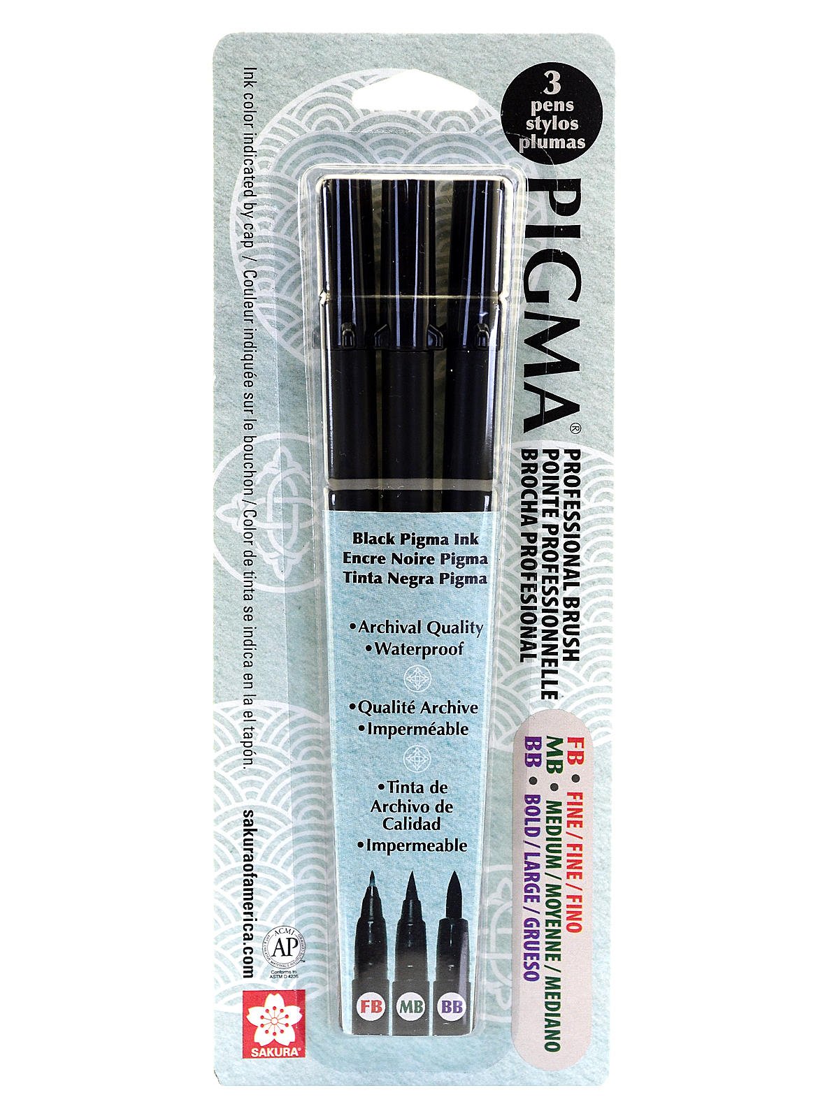Sakura - Pigma Professional Brush Pen Sets