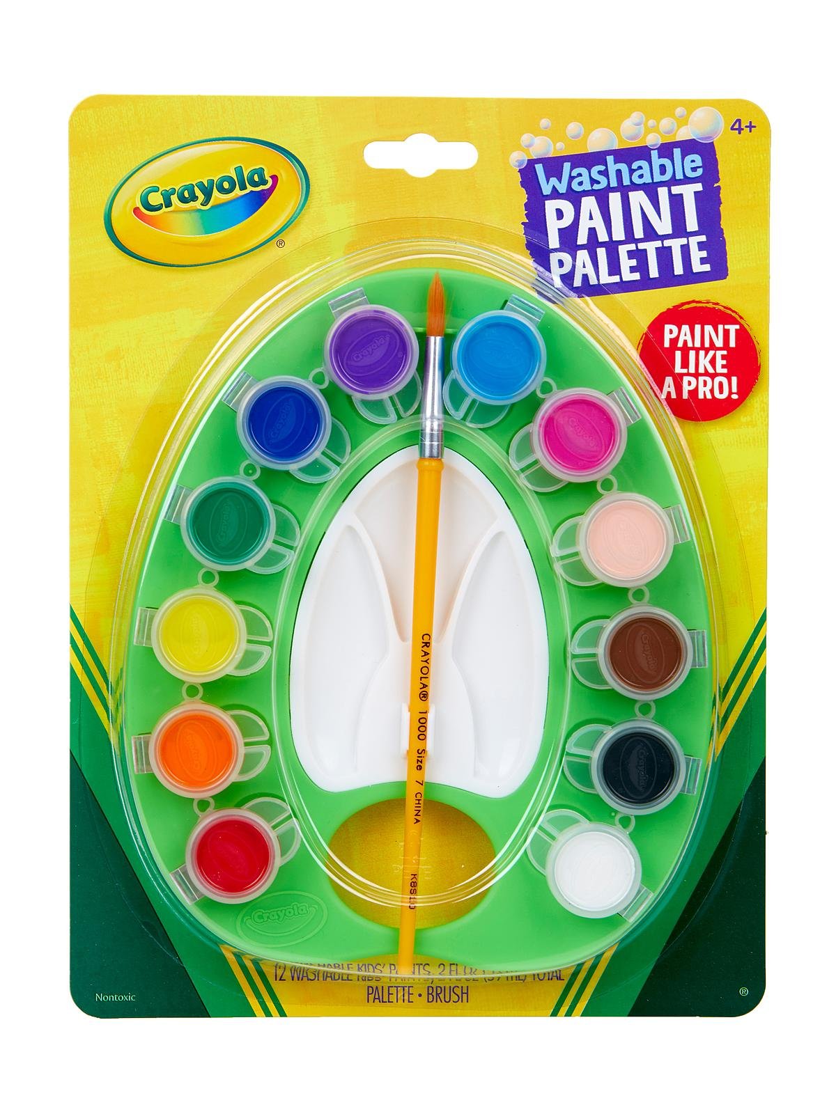 Crayola - Washable Kids' Paint Pot Palette