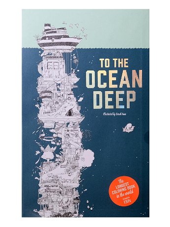 Laurence King - To the Ocean Deep: The Longest Coloring Book in the World