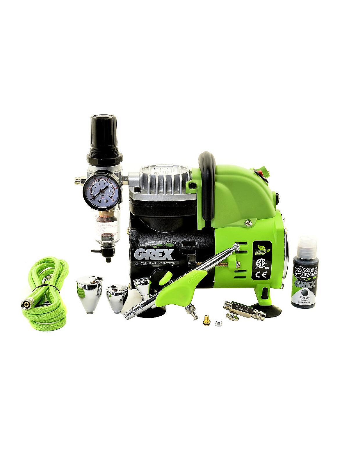 Grex GCK03 Tritium.TG Airbrush Combo Kit with Tritium.TG Airbrush, AC1 –  Pete's Arts, Crafts and Sewing