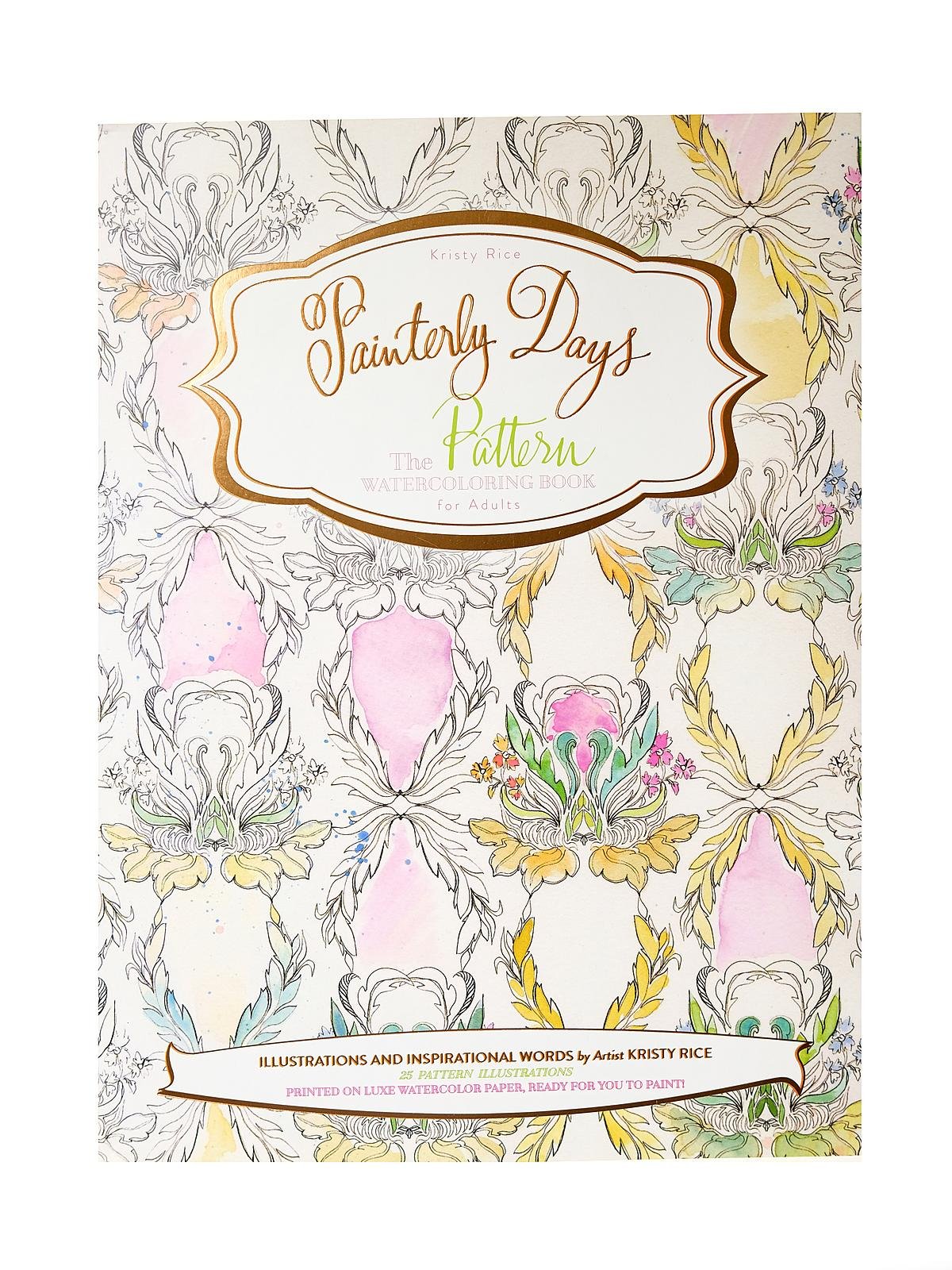 Schiffer Publishing - Painterly Days: Watercoloring Book for Adults