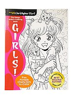 The Manga Artist's Coloring Book: Girls