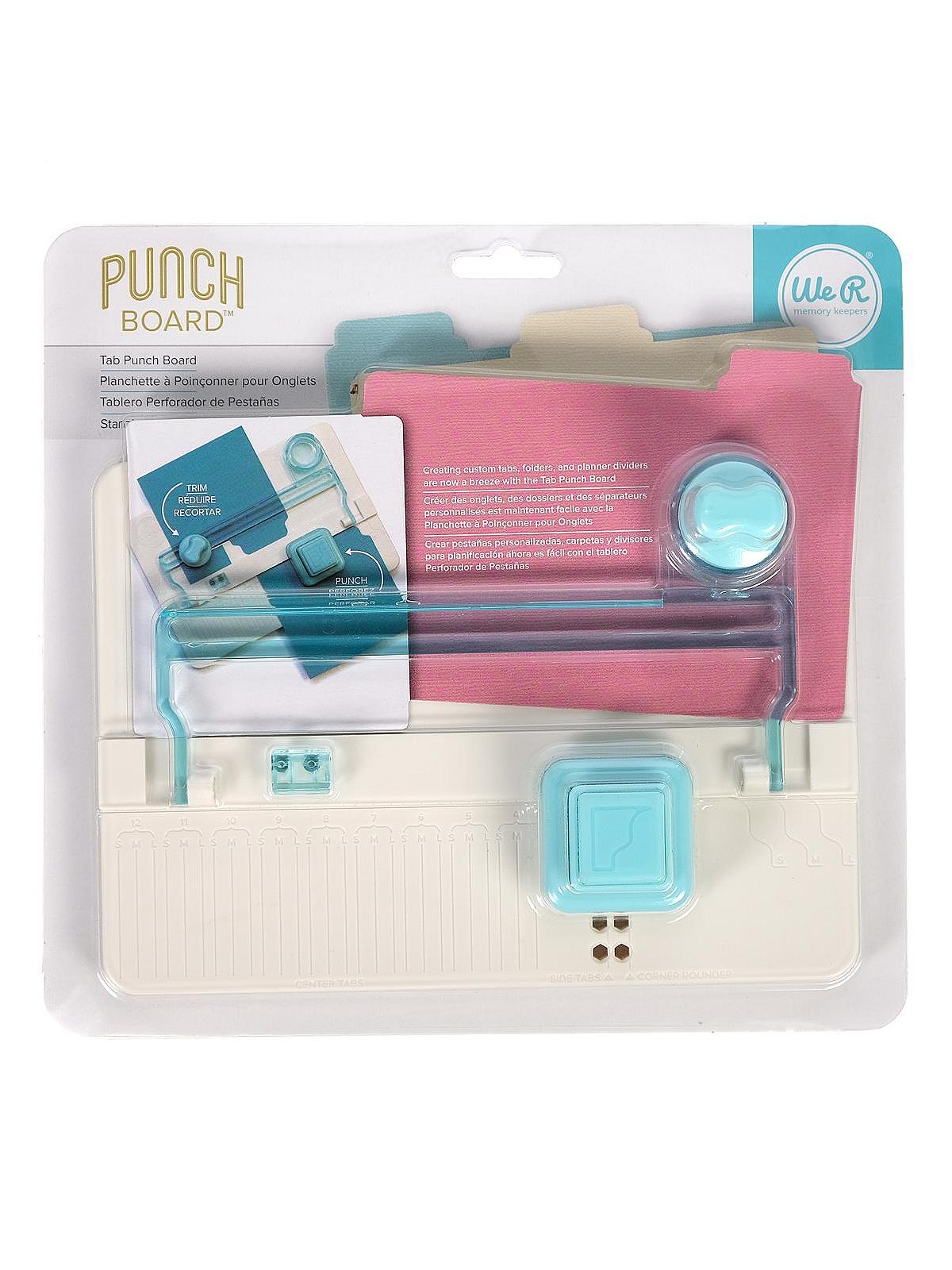 We R Memory Keepers - File Tab Punch - 2 Inch - Brand New