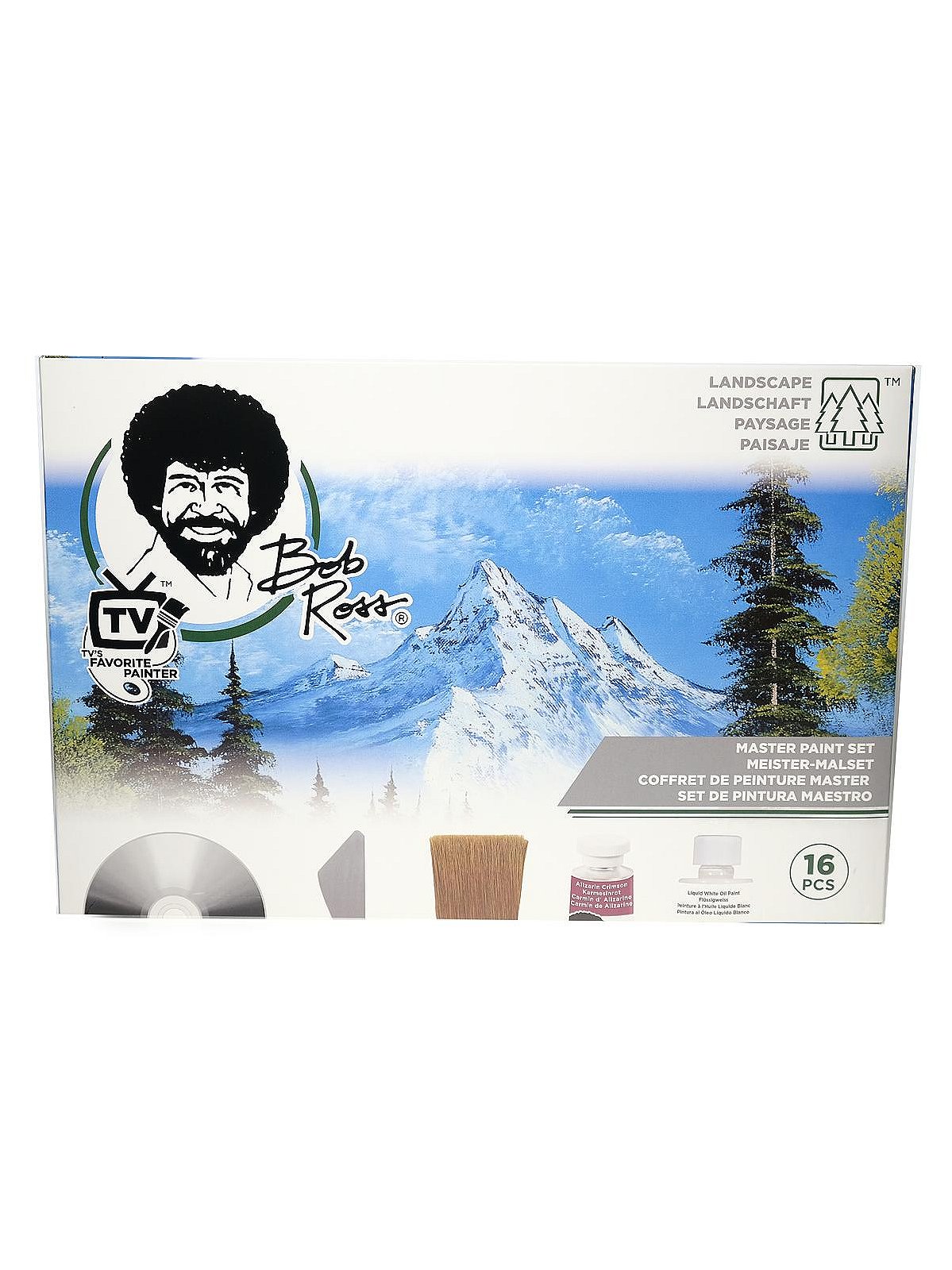 Bob Ross Oil Painting Master Set, 8 Colors 37ml, Assorted Colors