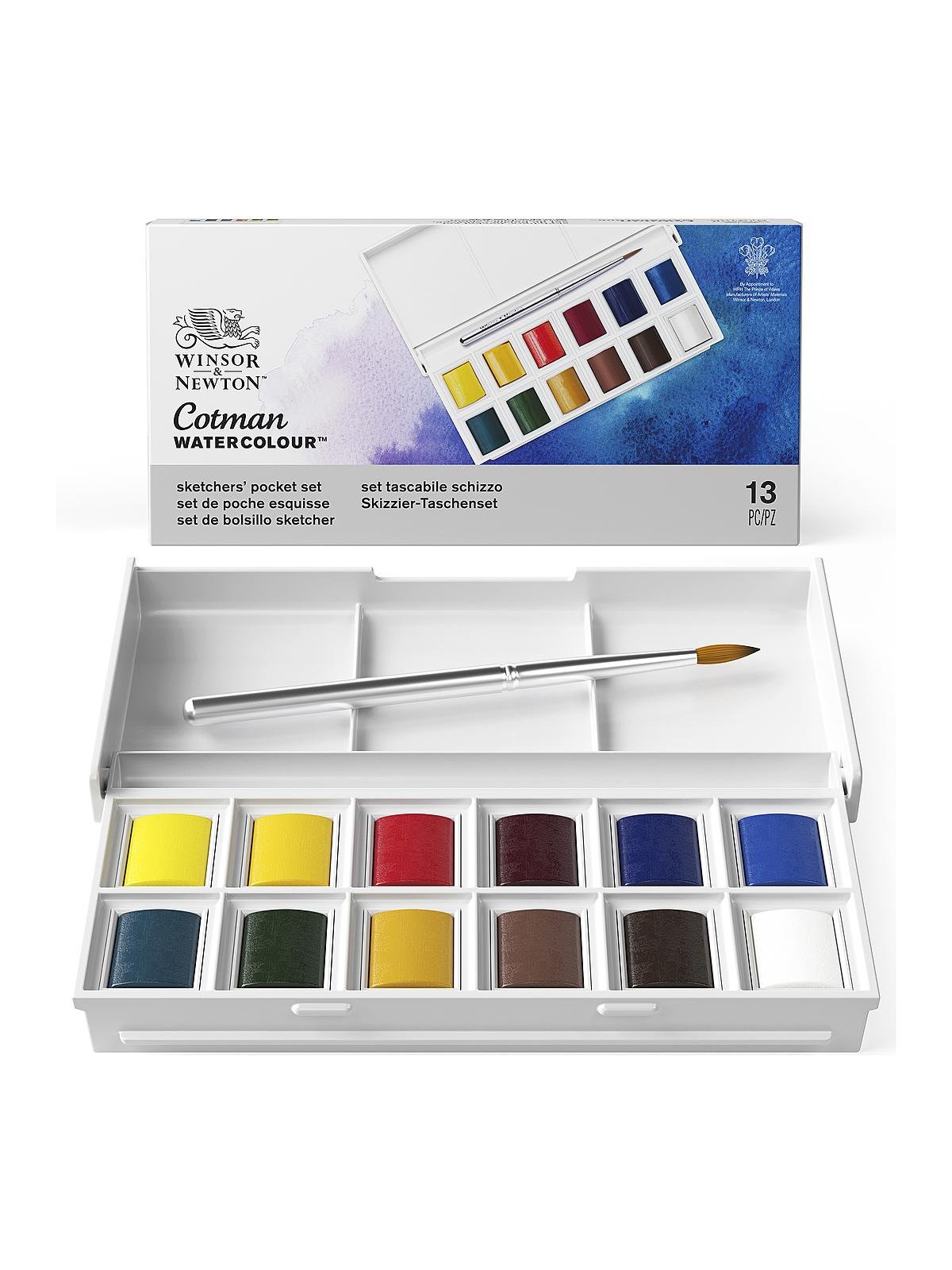 Winsor & Newton - Cotman Water Colour Sketchers' Pocket Box