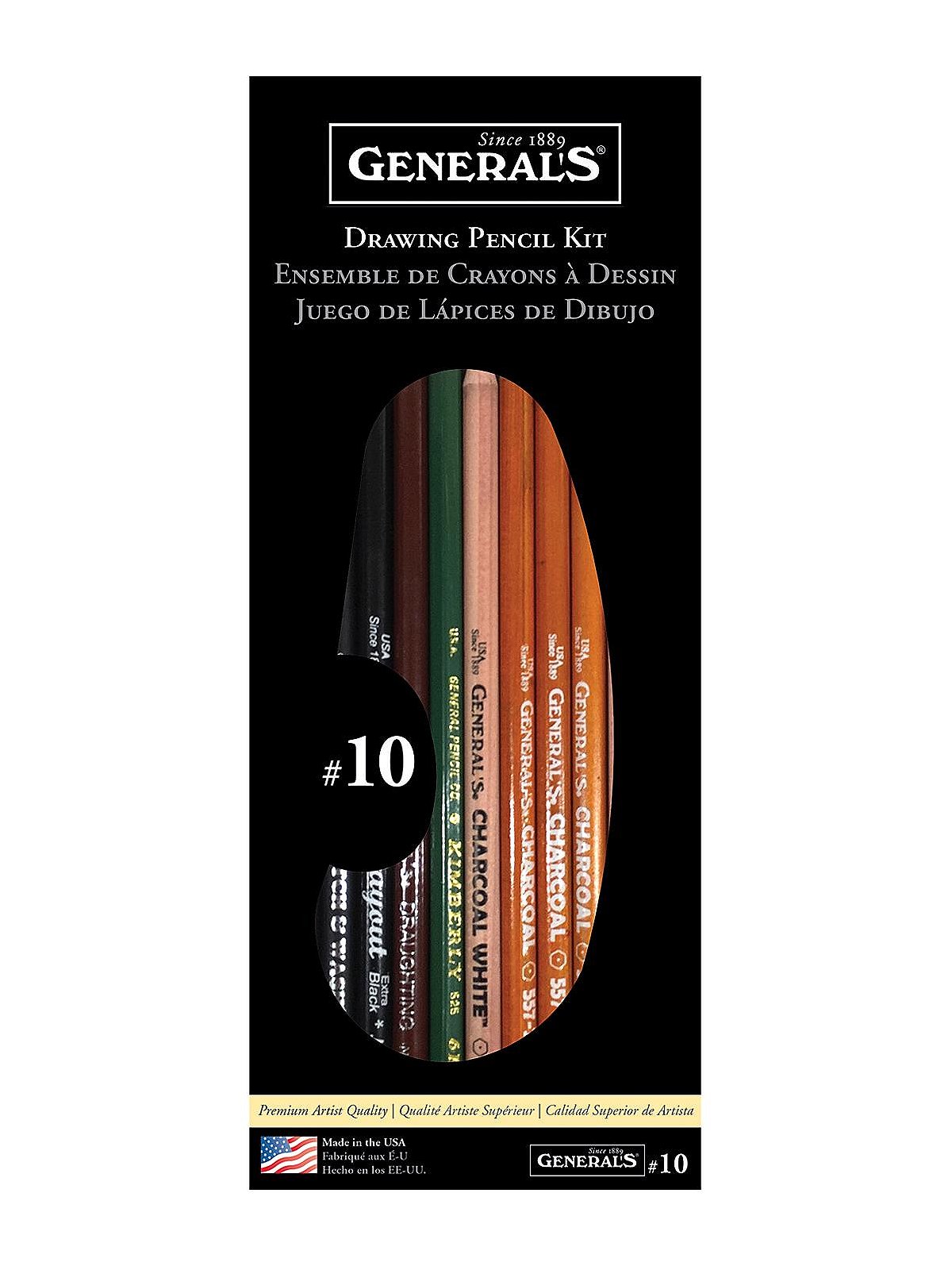 General's Drawing Pencil Kit #10