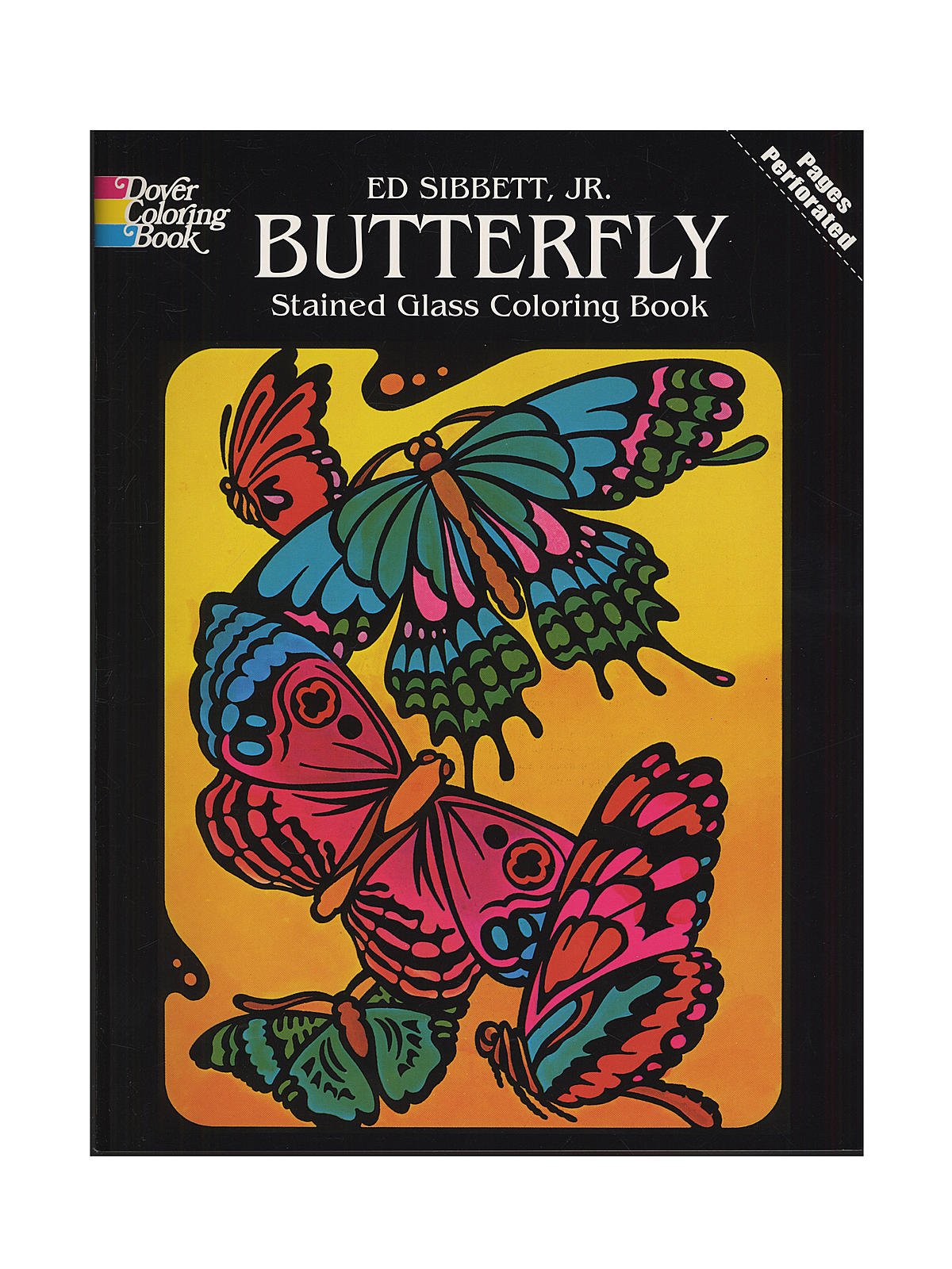 Dover - Butterfly Stained Glass Coloring Book