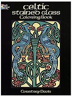 Celtic Stained Glass-Coloring Book