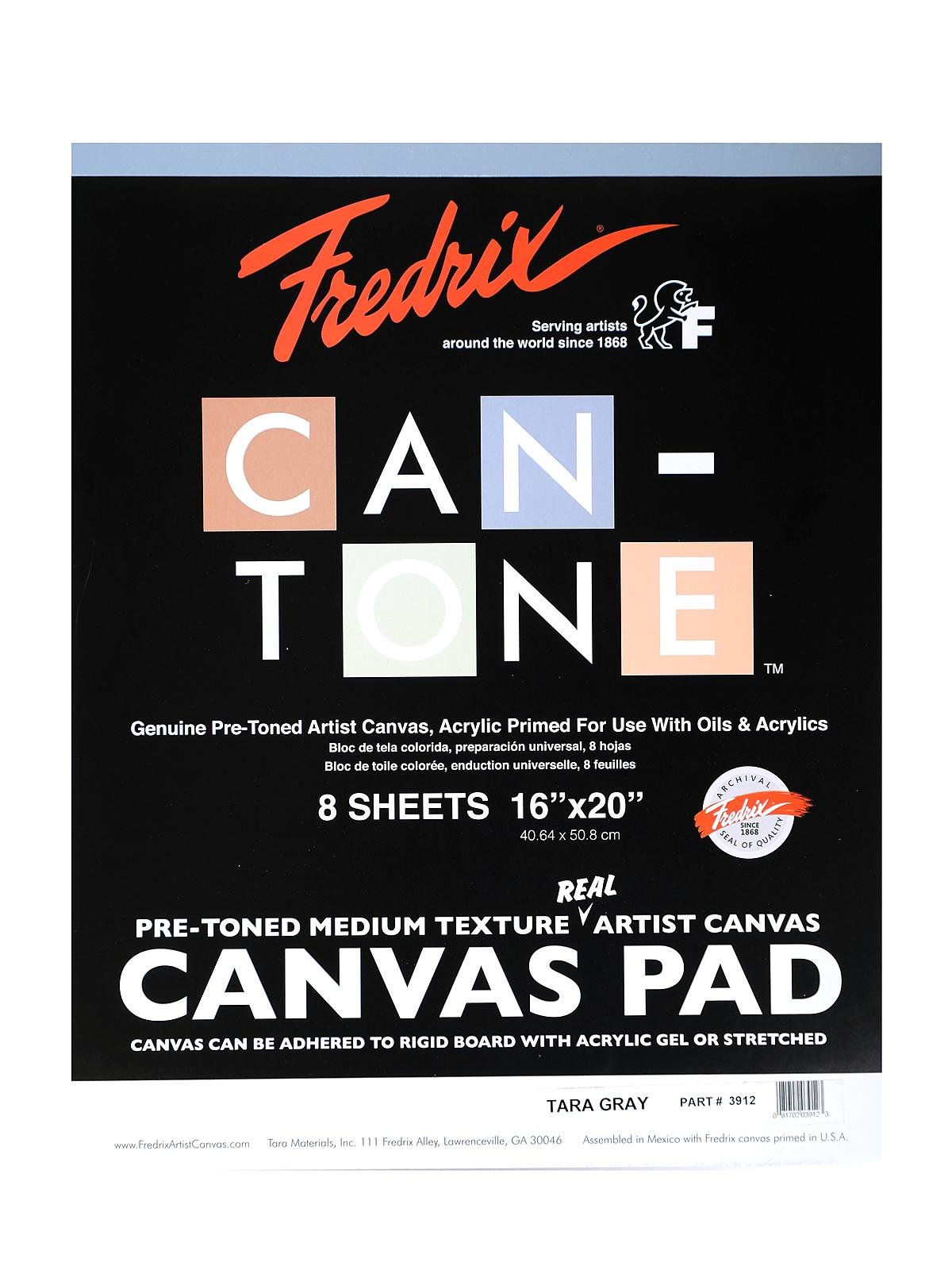 Fredrix - Can-Tone Canvas Pads