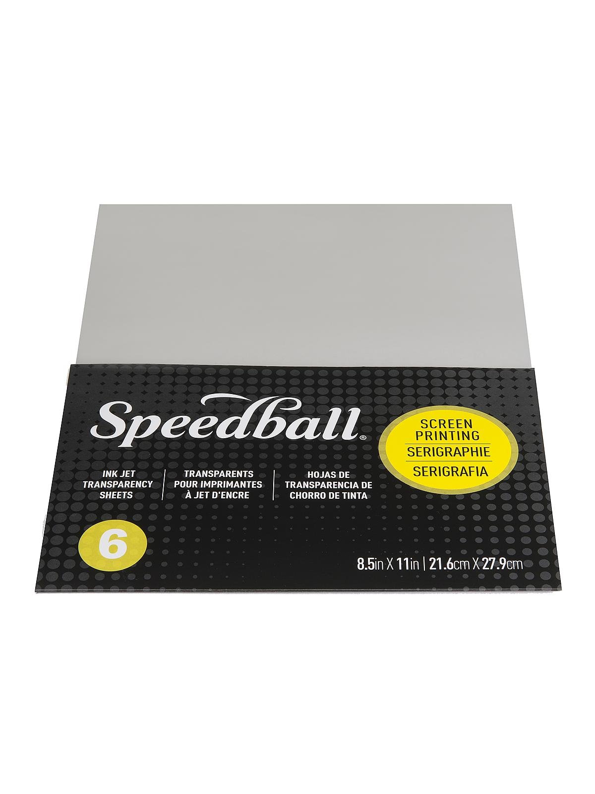 Speedball - Screen Printing Ink Jet Transparency Sheets