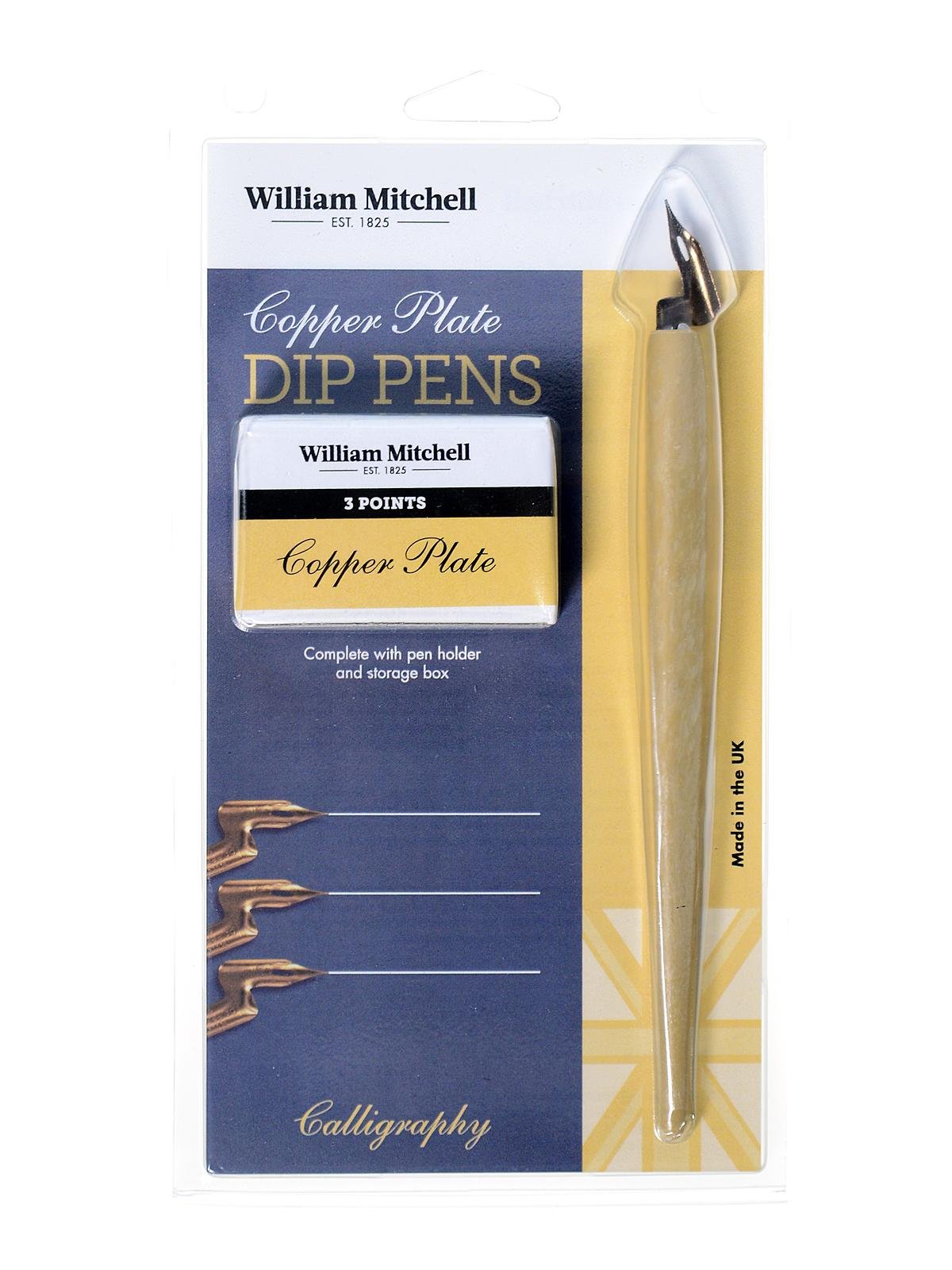 William Mitchell - Copper Plate Dip Pens
