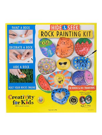 Creativity For Kids - Hide & Seek Rock Painting