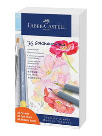 Faber-Castell Goldfaber Aqua Watercolor Pencil Tin Sets