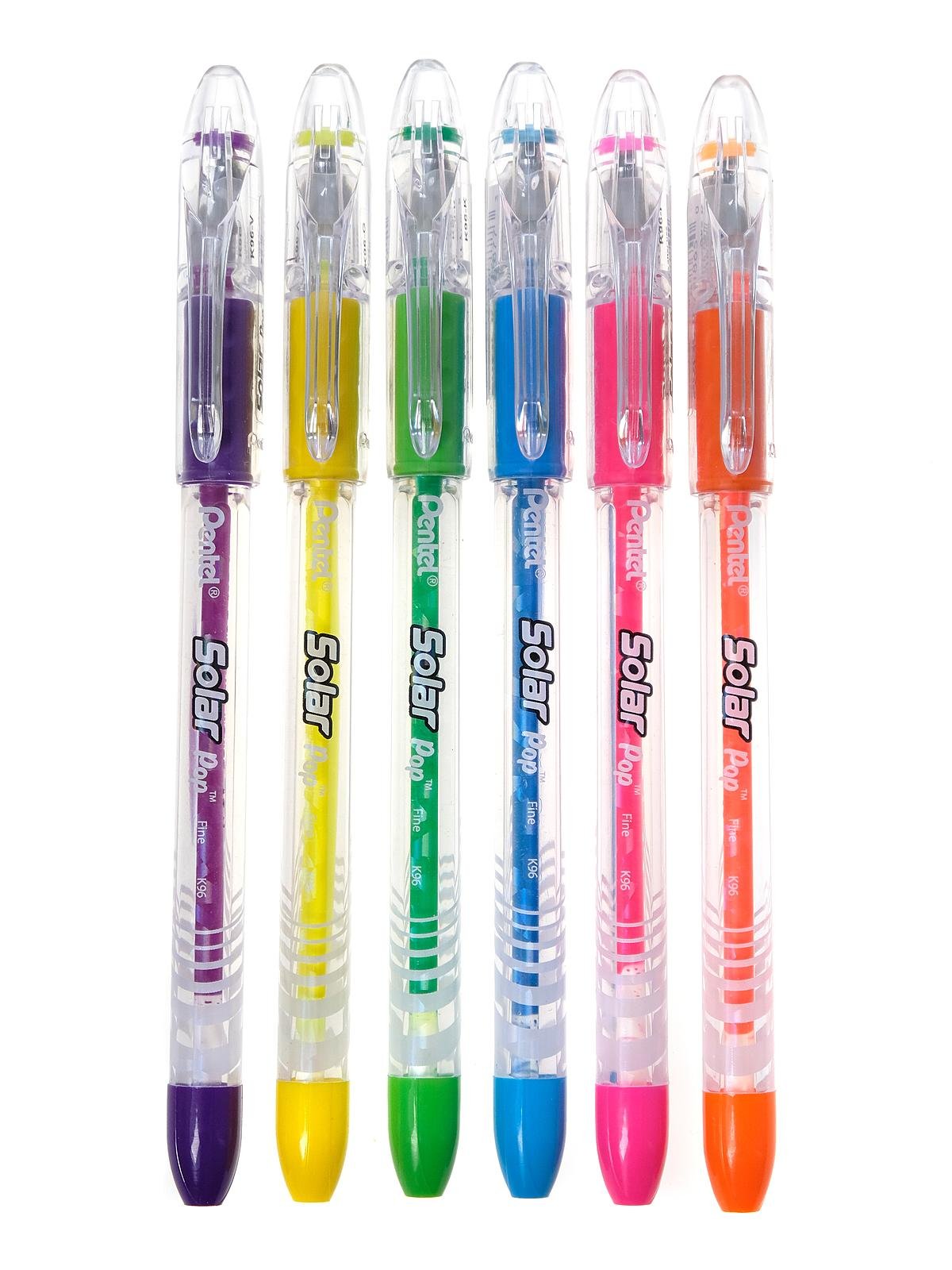 Pentel - Solar Pop Neon Gel Pens