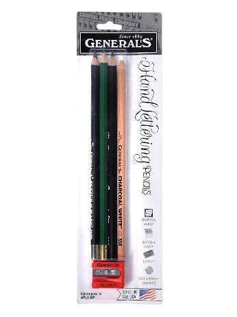 General's - Hand Lettering Pencils + Sharpener Set