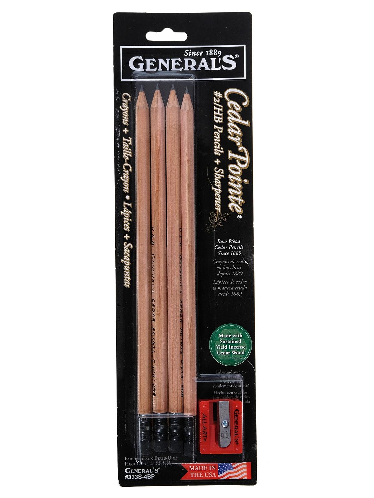 General's - Cedar Pointe Pencils + Sharpener