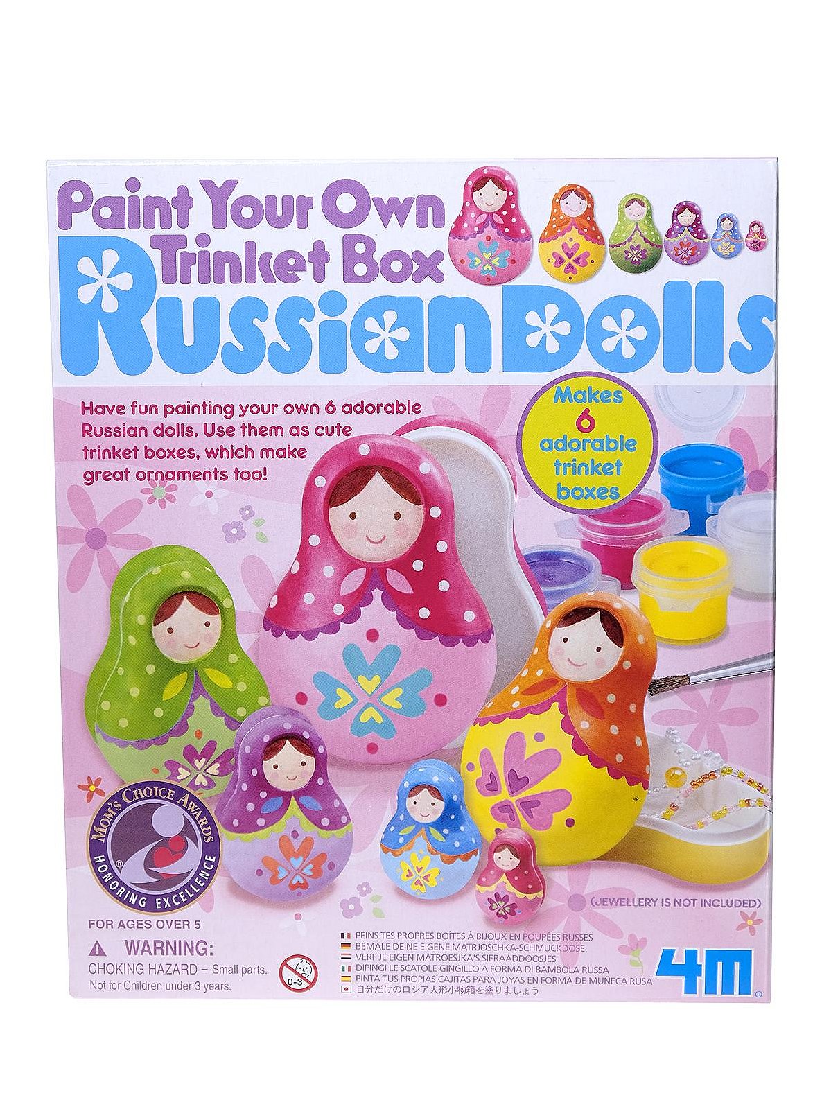 Aarzelen wandelen software 4M Paint Your Own Trinket Box Russian Dolls | MisterArt.com