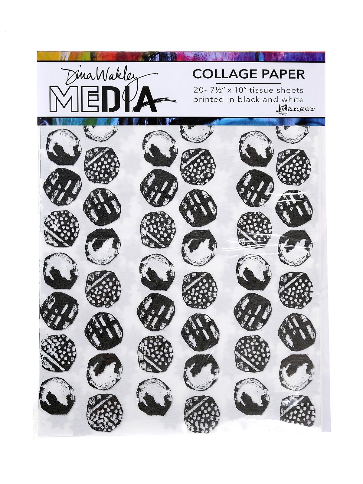 Ranger - Dina Wakley Media Collage Papers