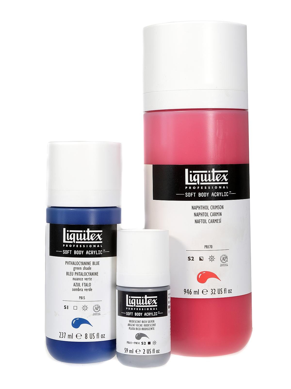 Liquitex - Professional Soft Body Acrylic Color Multi Cap Bottles