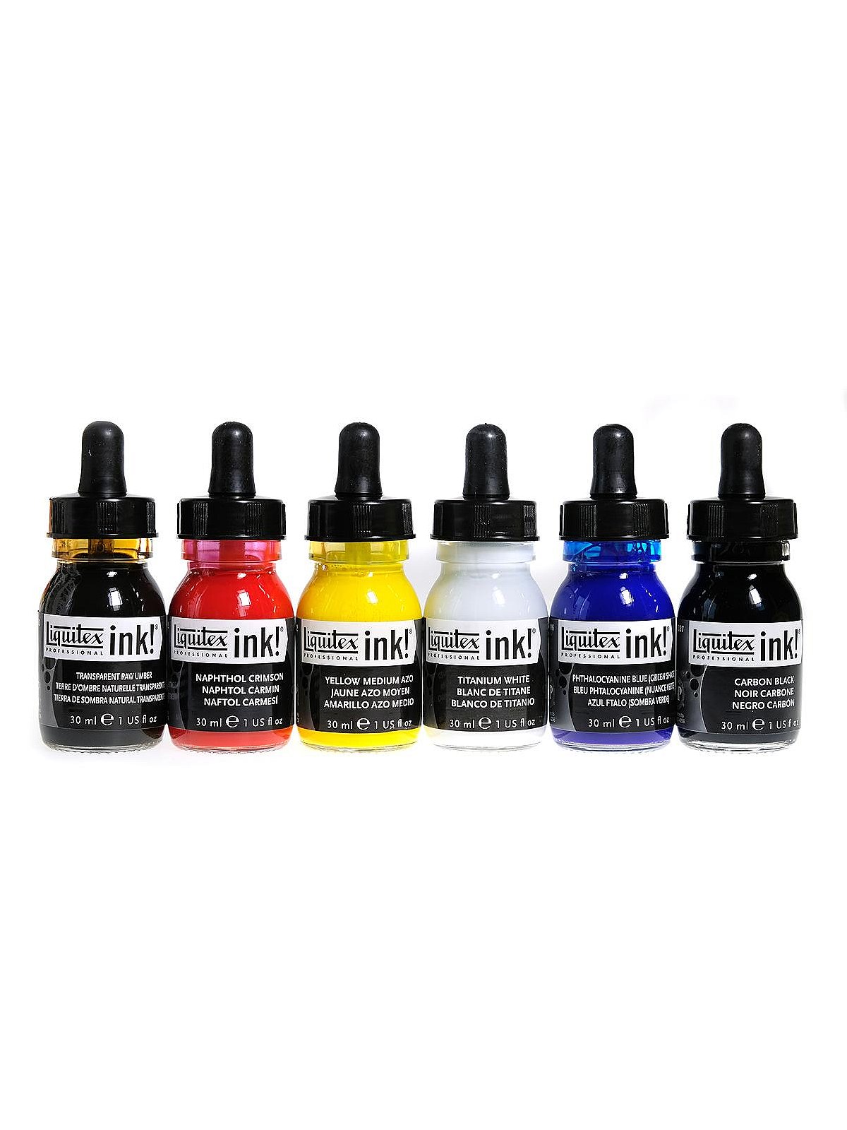 Liquitex Professional Acrylic Ink! Essentials Set of 6 - 9587601