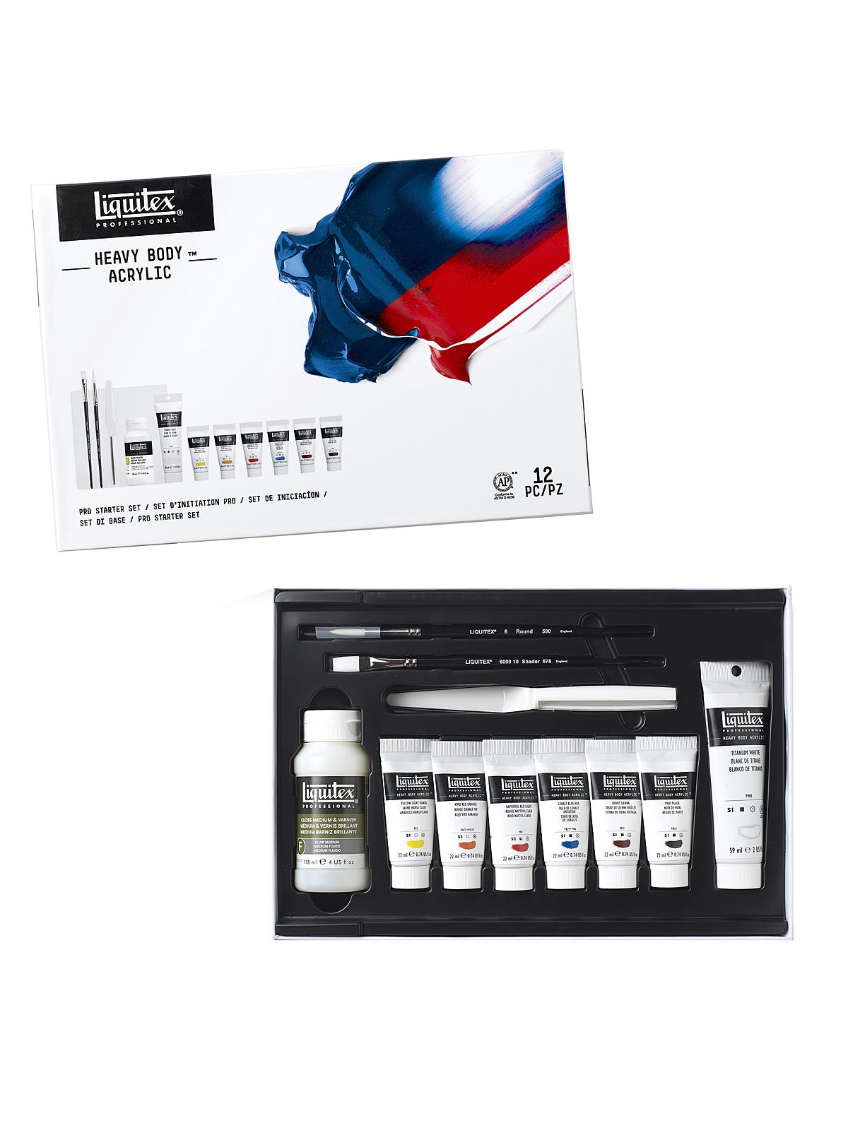 Liquitex heavy body acrylic store paint set