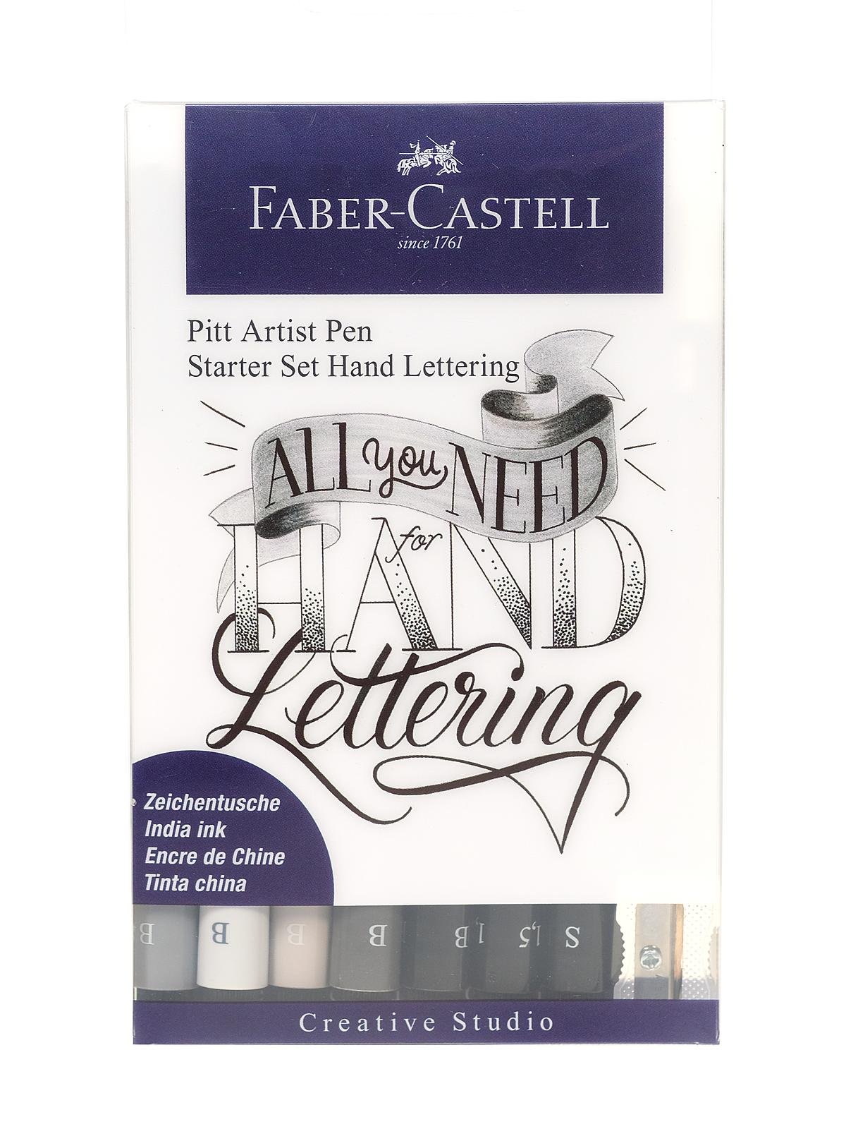 Faber-Castell - Pitt Artist Pen Hand Lettering Wallet Set