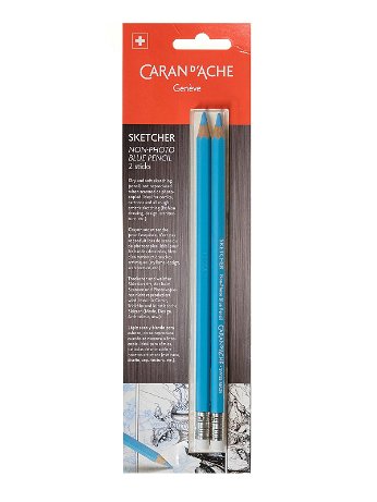 Caran d'Ache - Non-Photo Blue Sketching Pencils