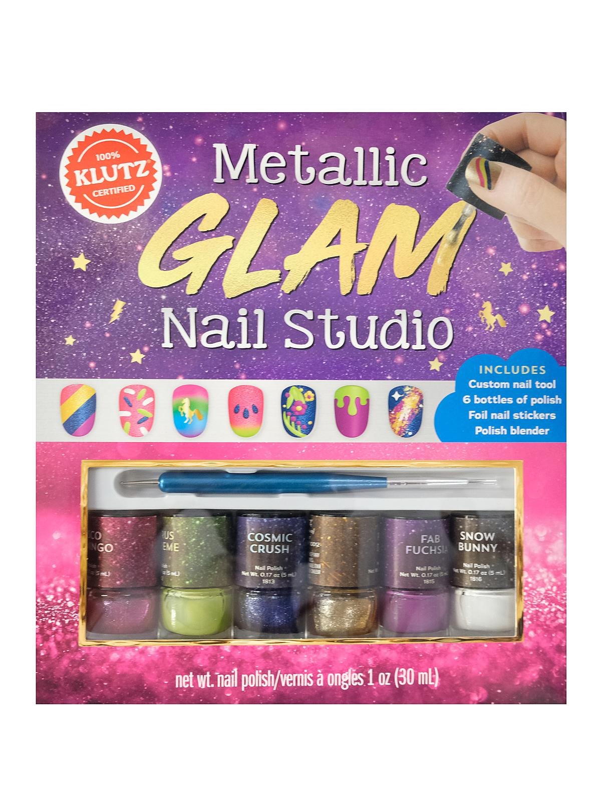 Klutz - Metallic Glam Nail Studio