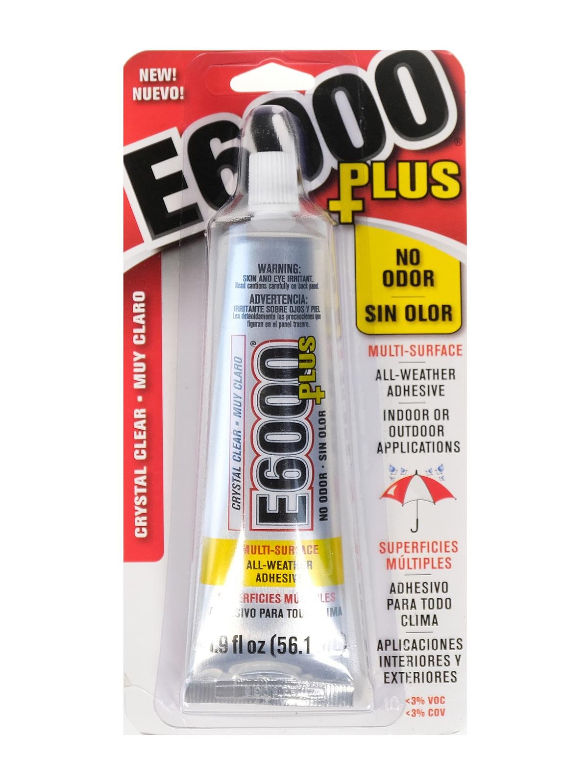 Eclectic Products - E-6000 Plus Clear Industrial Strength Adhesive