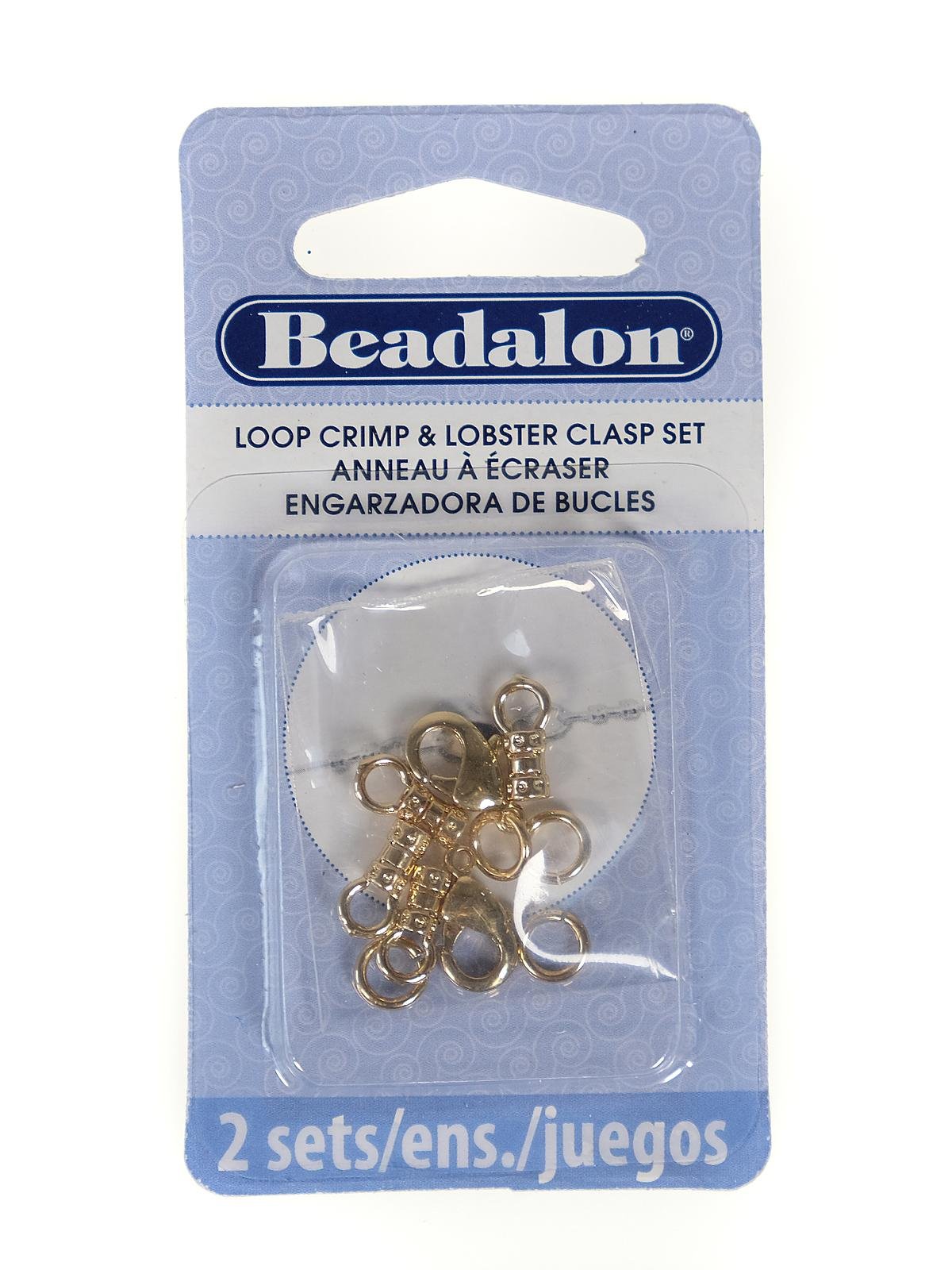 Beadalon - Loop Crimp Lobster Clasp Sets