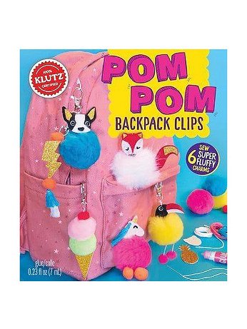 Klutz - Pom-Pom Backpack Clips