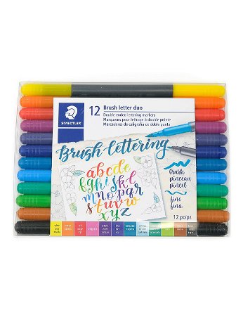 Staedtler - Brush Letter Duo Double-Ended Lettering Markers