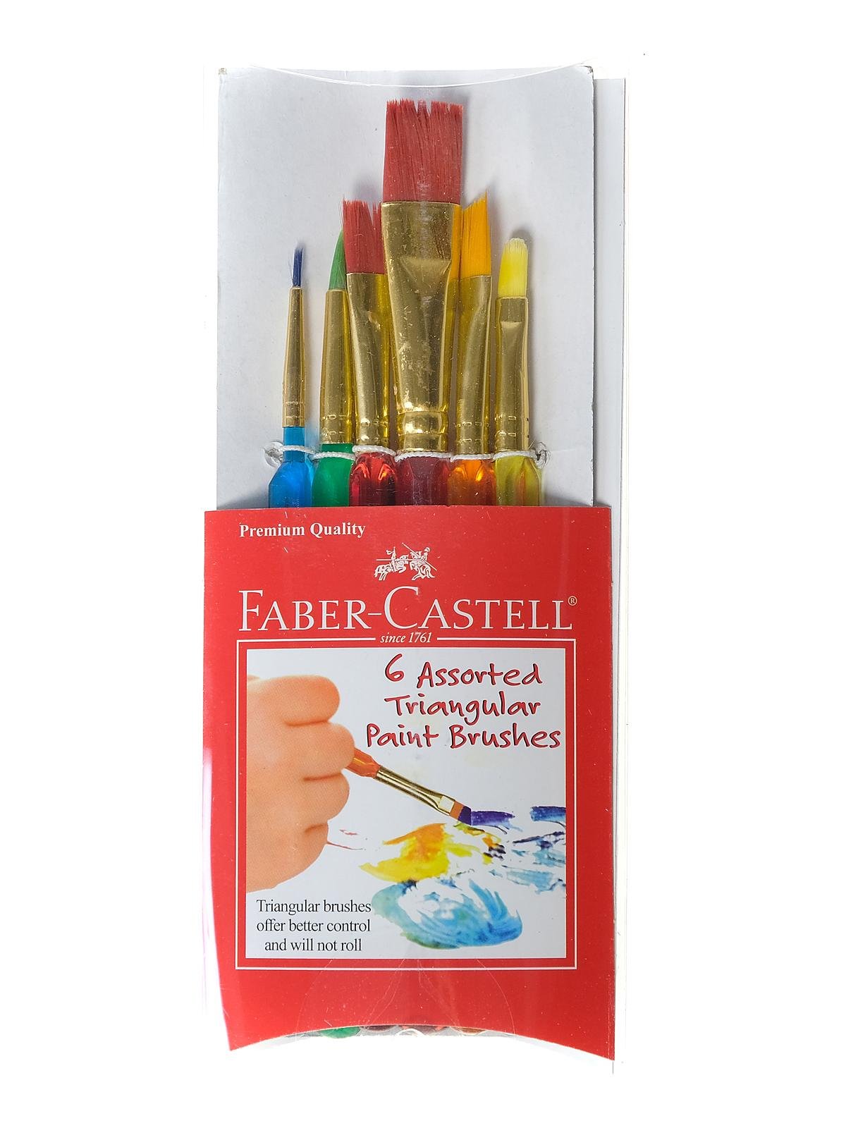 Faber-Castell - Assorted Triangular Paint Brushes
