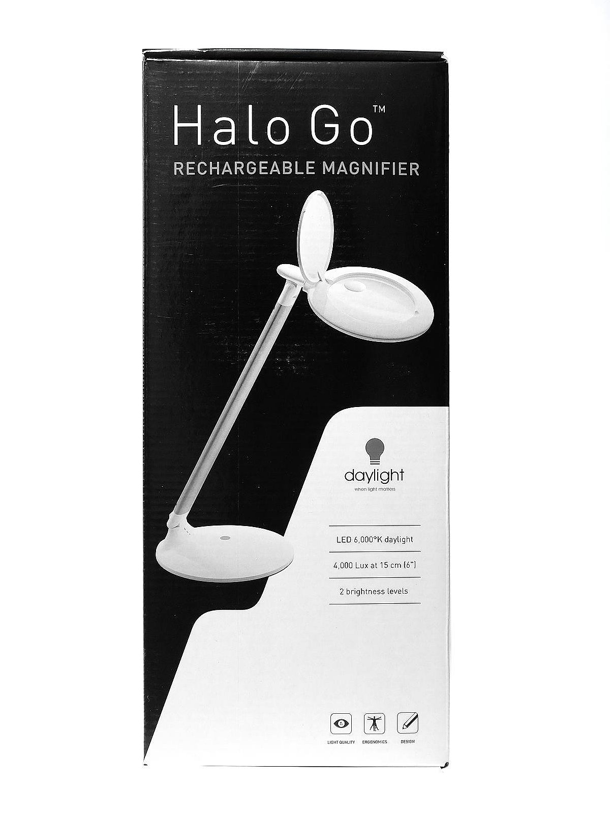 Daylight Halo GO Rechargeable Magnifier Lamp MisterArt.com