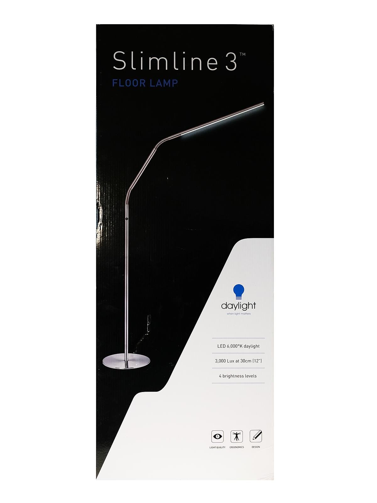 Daylight - Slimline 3 LED Floor Lamp