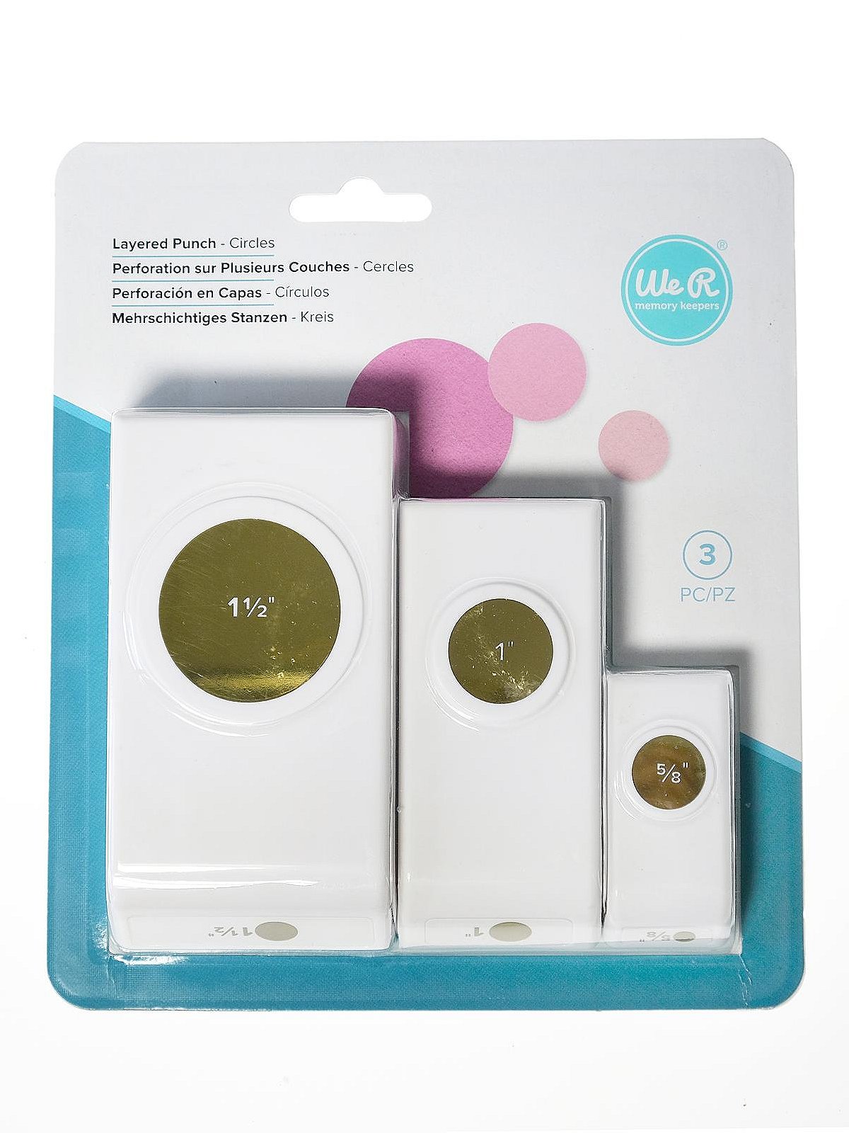 We R Memory Keepers Layering Punches 3/Pkg - Circles