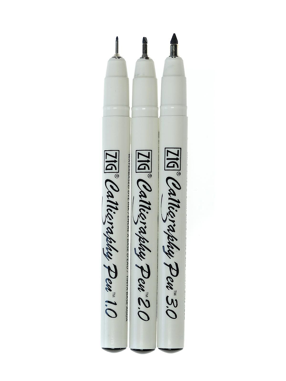 Zig Calligraphy Marker Set - Gray