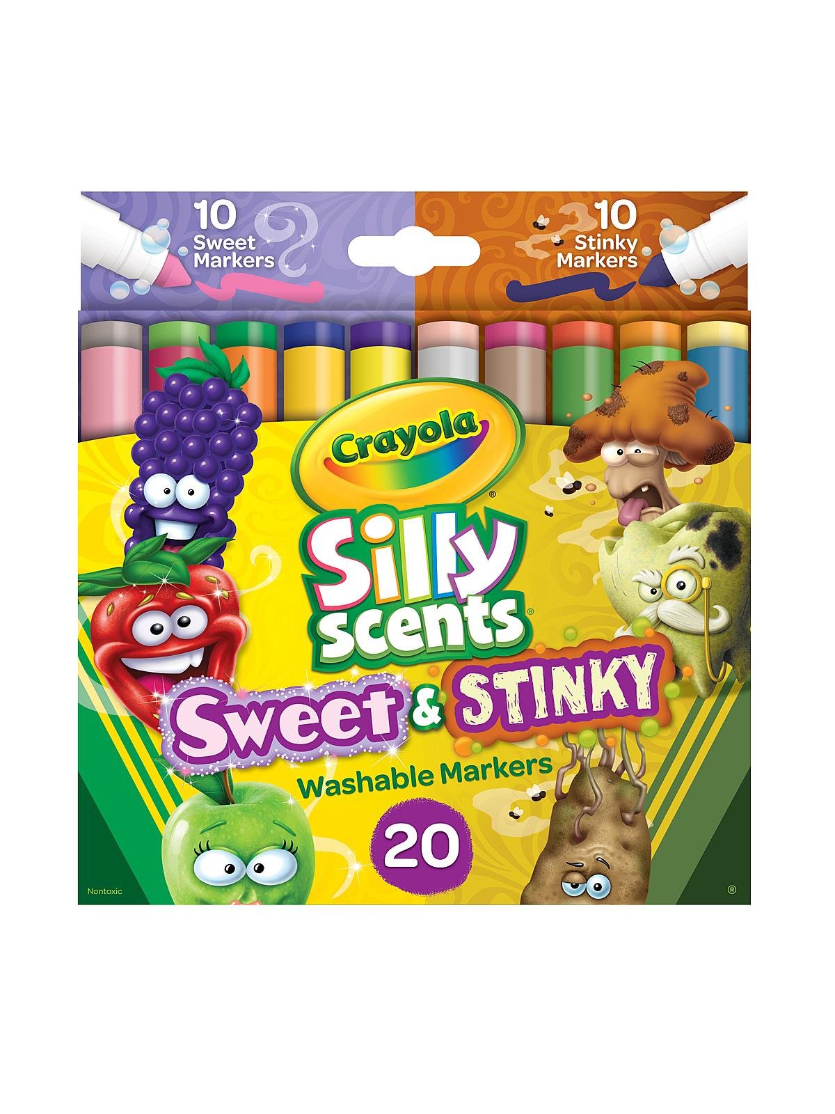 Crayola - Silly Scents Sweet and Stinky Washable Markers